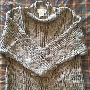 Tunic length sweater